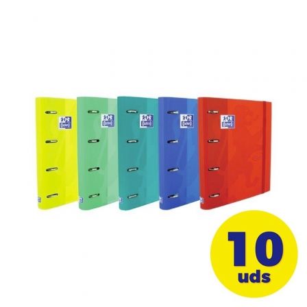 Oxford Carpeta de Anillas Europeanbinder Touch A4+ con Recambio